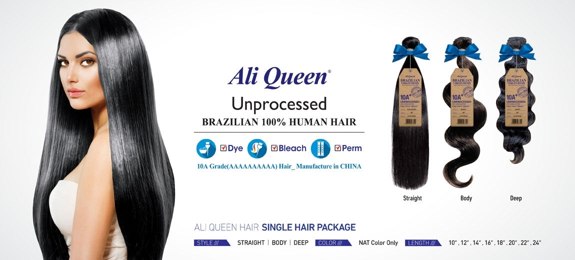 ALI QUEEN BRAZILIAN HUMAN HAIR