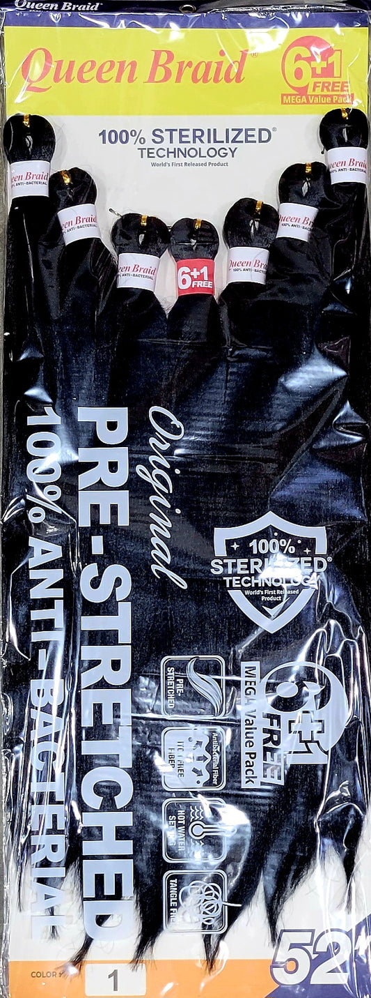 QUEEN BRAID 6 + 1 Mega Pack