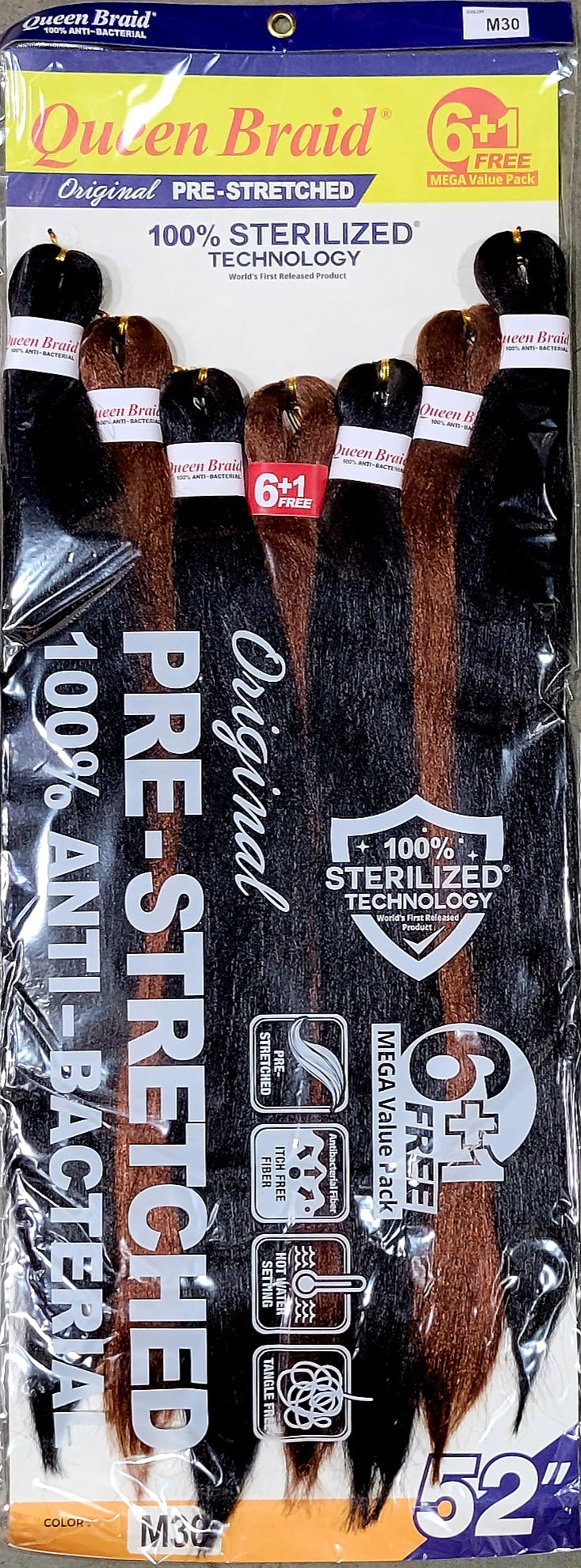 QUEEN BRAID 6 + 1 Mega Pack