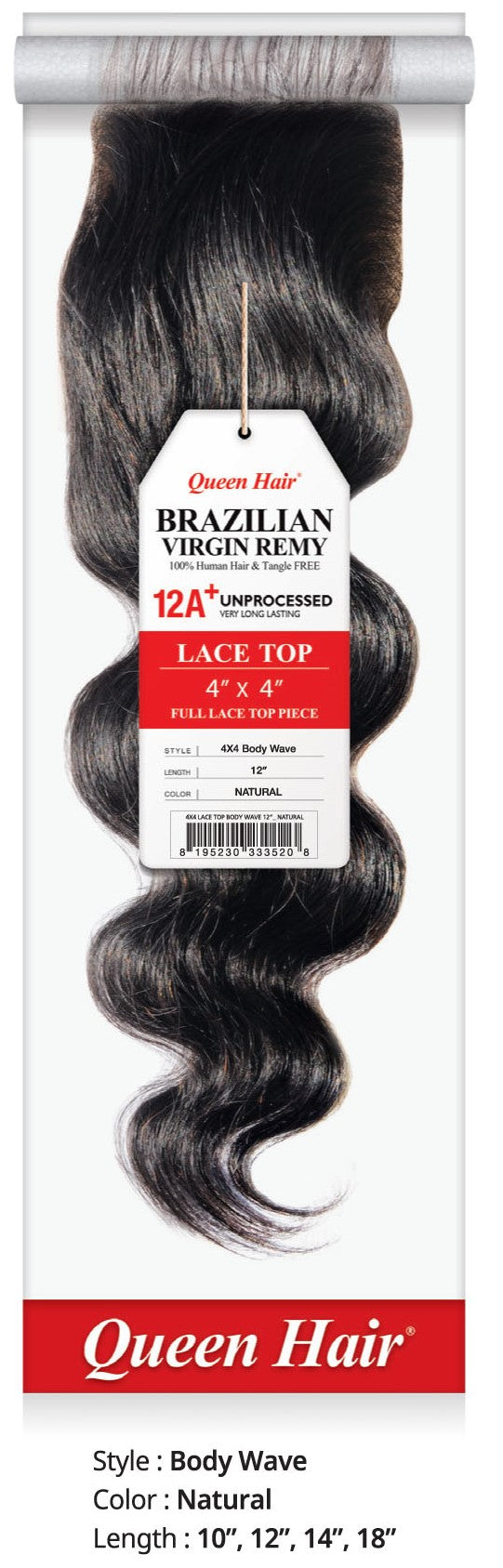 QUEEN HAIR LACETOP