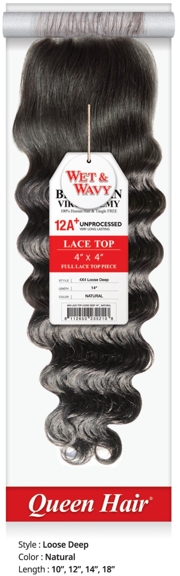 QUEEN HAIR LACETOP