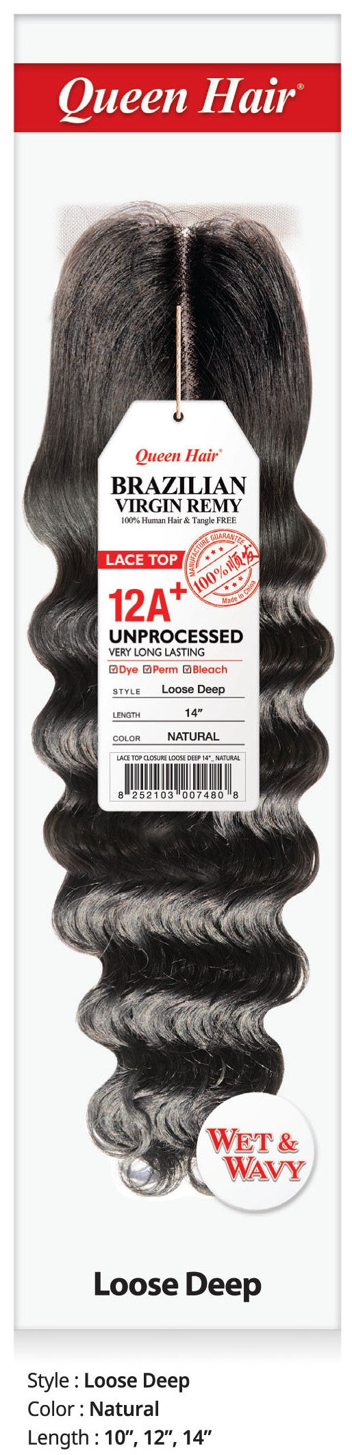 QUEEN HAIR LACETOP