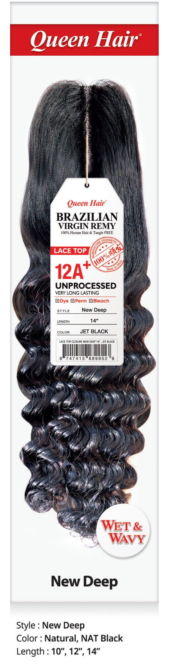 QUEEN HAIR LACETOP