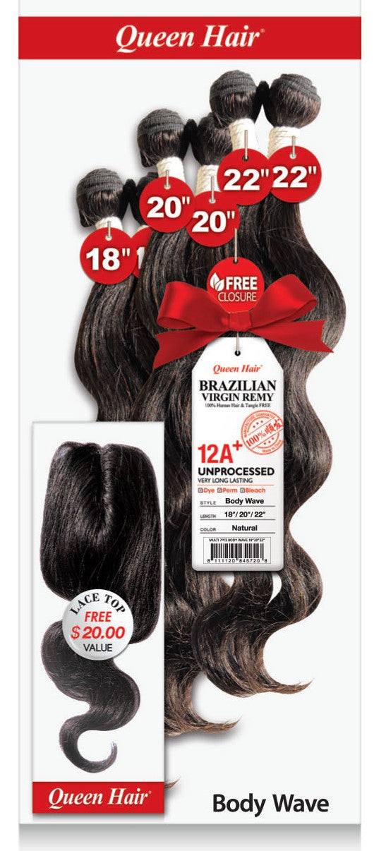 QUEEN HAIR 7PCS MULTI PACK