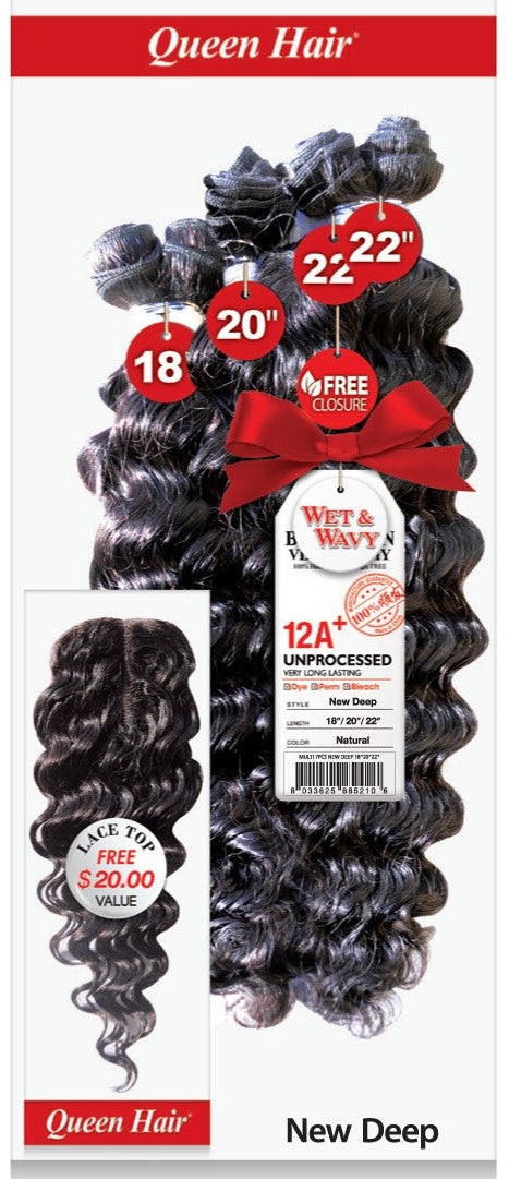 QUEEN HAIR 7PCS MULTI PACK