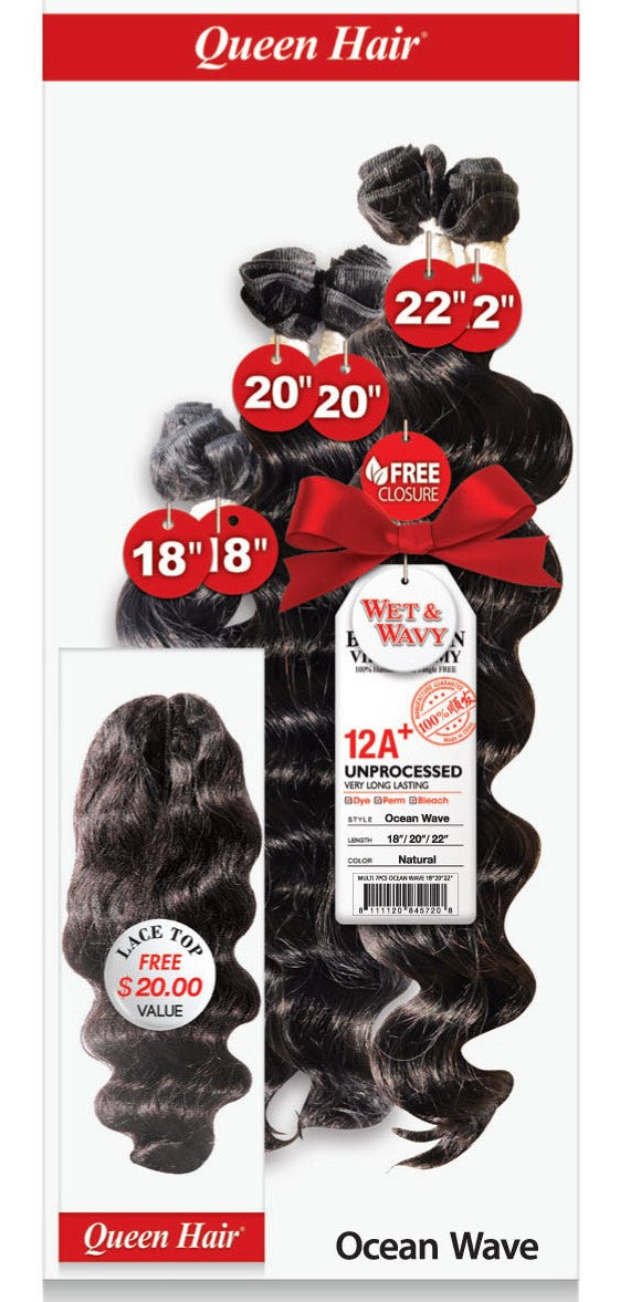QUEEN HAIR 7PCS MULTI PACK