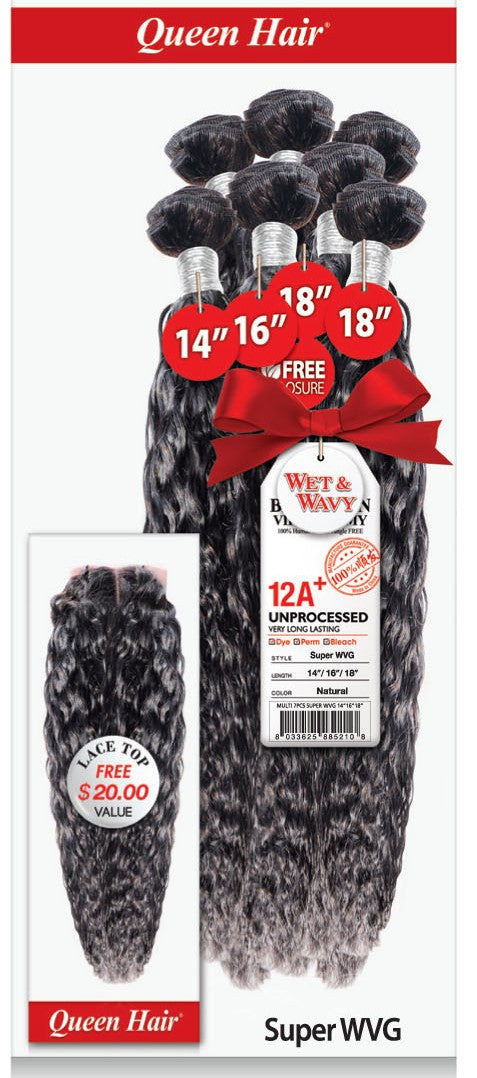 QUEEN HAIR 7PCS MULTI PACK