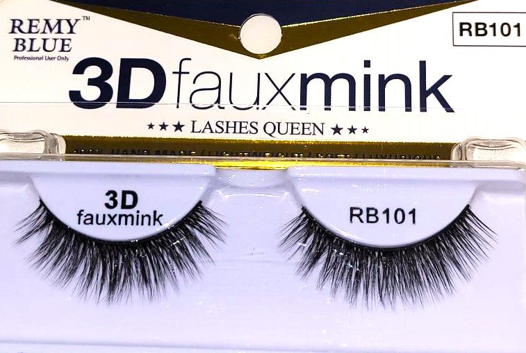 REMY BLUE 3D FAUX MINK EYELASHES (SERIES 1)