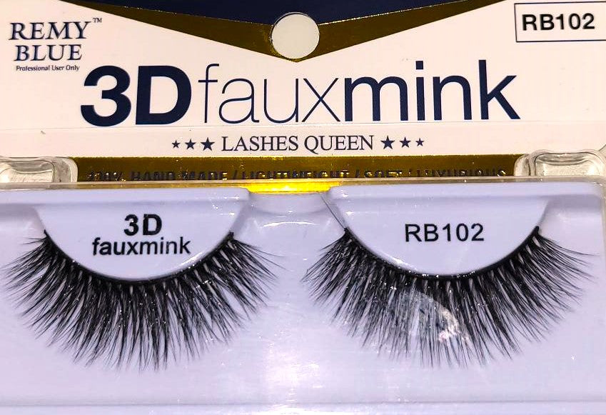 REMY BLUE 3D FAUX MINK EYELASHES (SERIES 1)