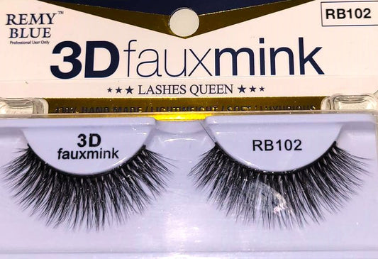 REMY BLUE 3D FAUX MINK EYELASHES (SERIES 1)