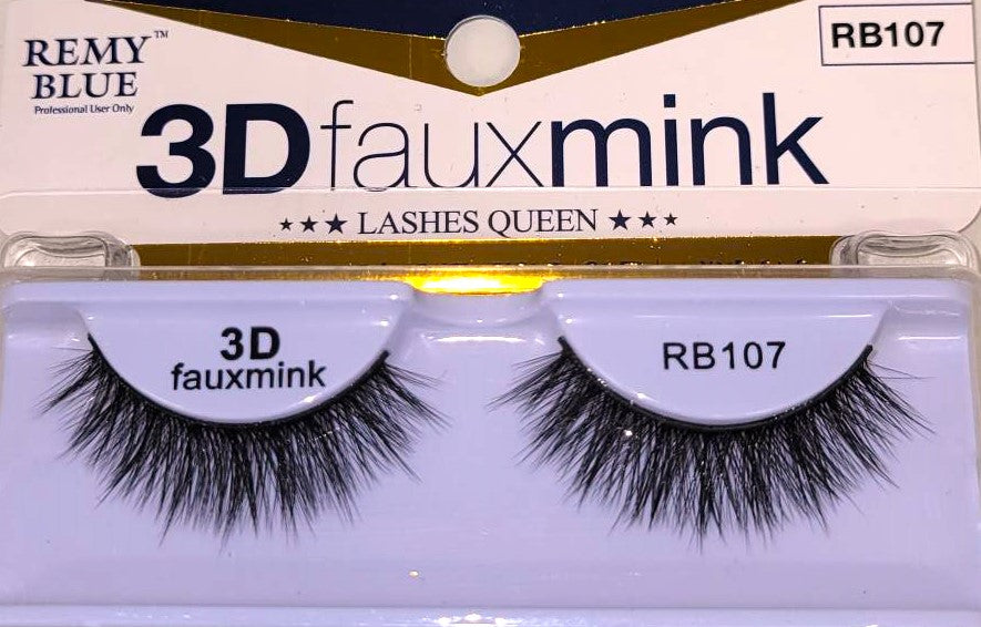 REMY BLUE 3D FAUX MINK EYELASHES (SERIES 1)