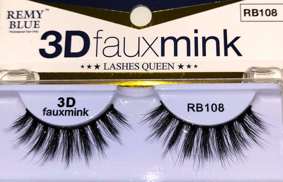 REMY BLUE 3D FAUX MINK EYELASHES (SERIES 1)