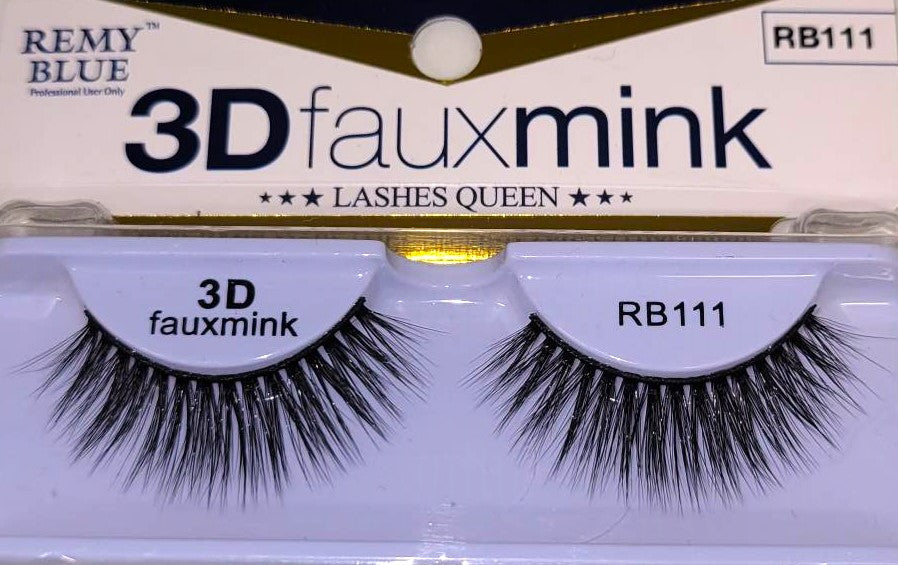 REMY BLUE 3D FAUX MINK EYELASHES (SERIES 1)