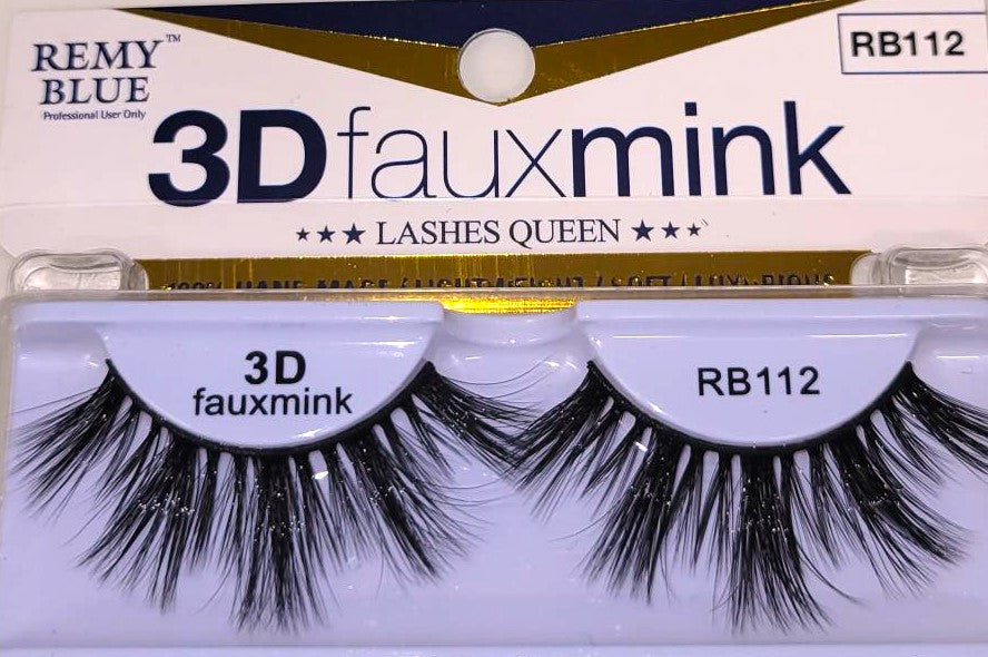 REMY BLUE 3D FAUX MINK EYELASHES (SERIES 1)