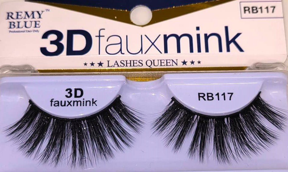 REMY BLUE 3D FAUX MINK EYELASHES (SERIES 1)