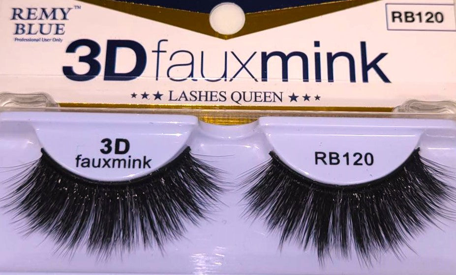 REMY BLUE 3D FAUX MINK EYELASHES (SERIES 1)