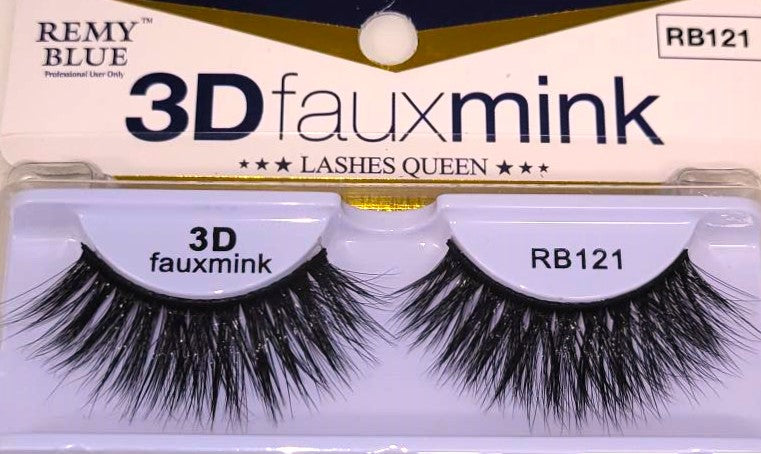 REMY BLUE 3D FAUX MINK EYELASHES (SERIES 1)