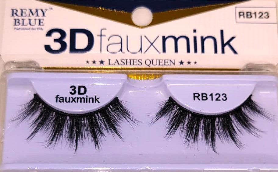 REMY BLUE 3D FAUX MINK EYELASHES (SERIES 1)