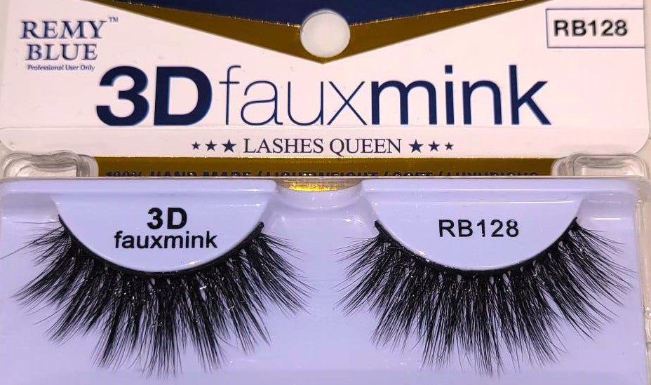 REMY BLUE 3D FAUX MINK EYELASHES (SERIES 1)