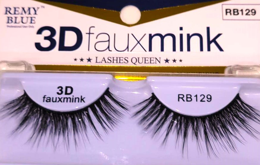 REMY BLUE 3D FAUX MINK EYELASHES (SERIES 1)