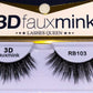 REMY BLUE 3D FAUX MINK EYELASHES (SERIES 1)